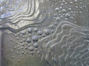 b2glass004 Gray ripples / melting