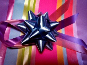 Gift with a bow