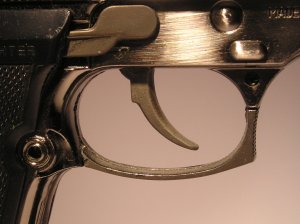 Handgun closeup